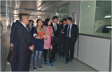 The Korea Institute of Industrial Technology lead by Mr.Zheng Guanrong visited HUASON